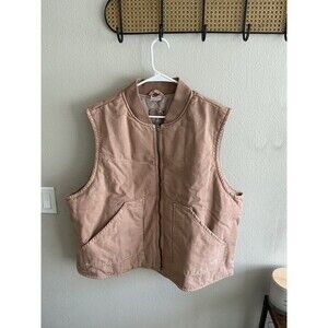 Nike Life Padded Work Vest Beige Hemp FZ6577-200 Men’s Size XXL